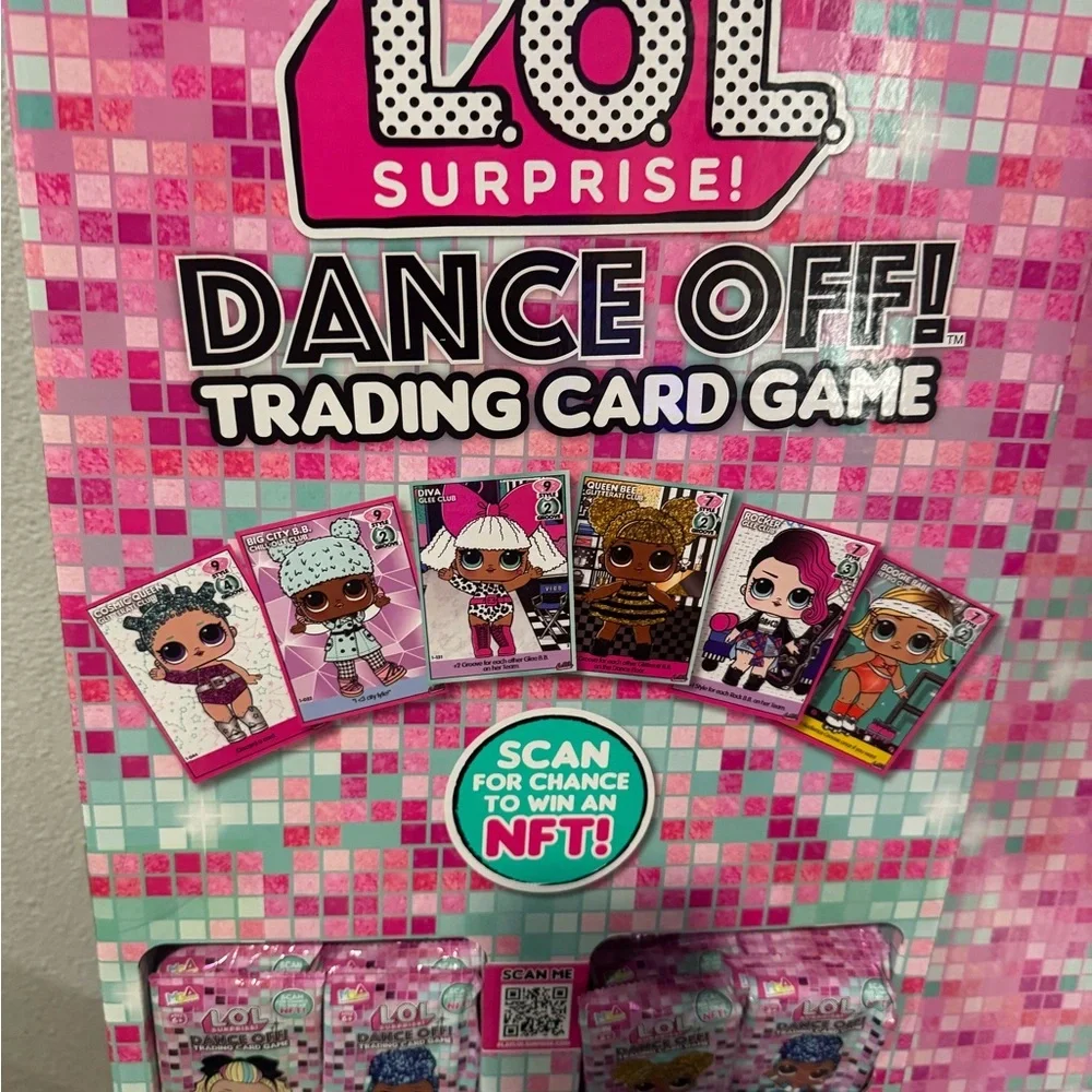 L.O.L. Surprise! Dance Off! Trading Card Game Display over 96 packs (768 cards)